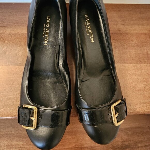 Louis Vuitton uniform women's black shoes in size 39.5 - Picture 5 of 12